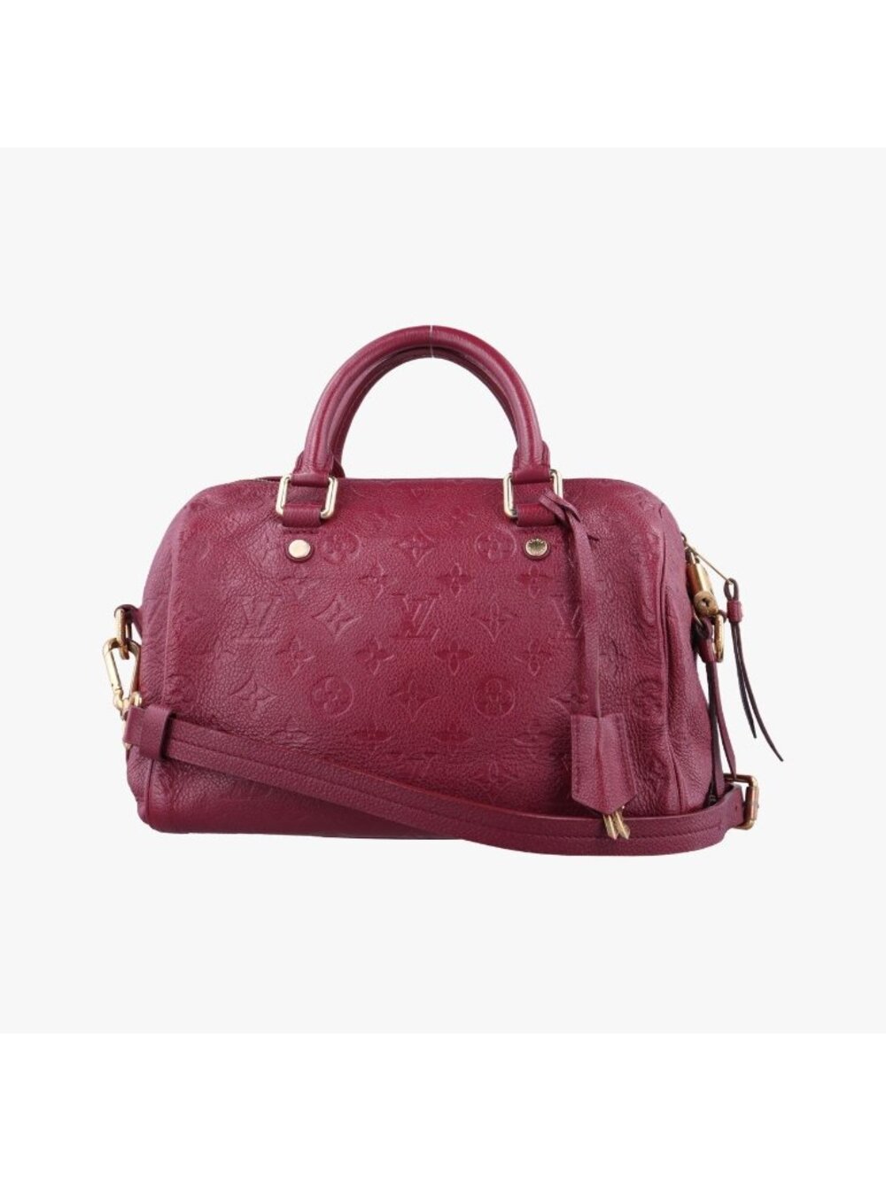 Louis Vuitton Speedy Bandouliere 25 Aurore Monogram Empreinte Handbag